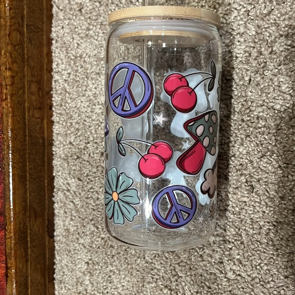 Soda can cup “Hippie” - Picture 3 of 5